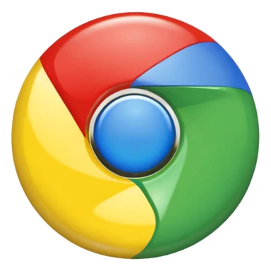 google chrome logo sticker