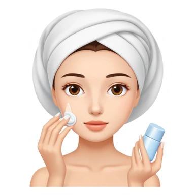 skin care cream application Doechii sticker