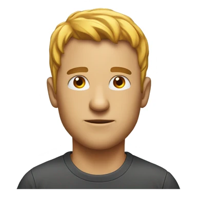 man with a tshirt saying firemind o nit sticker