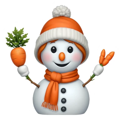 snowman with outfits  sticker