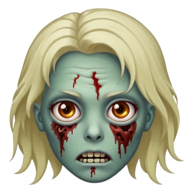 Faça um emoji de zumbi que se pareça comigo. sticker