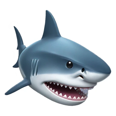 Shark with a tophat sticker