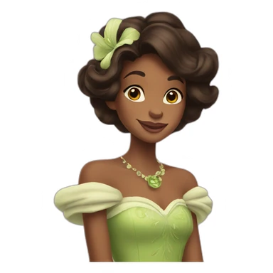 The princess and the frog  sticker