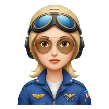 Pilot Woman sticker