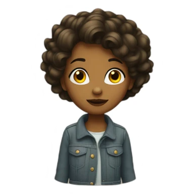 Fille dans la docue sticker