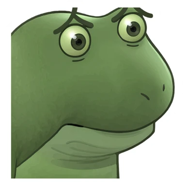 Create a golfer with eyes that are very wide apart and a big nose sticker