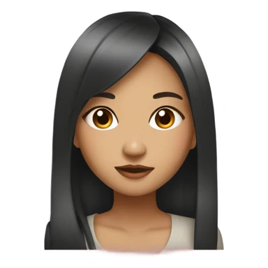 boujee asian girl sticker