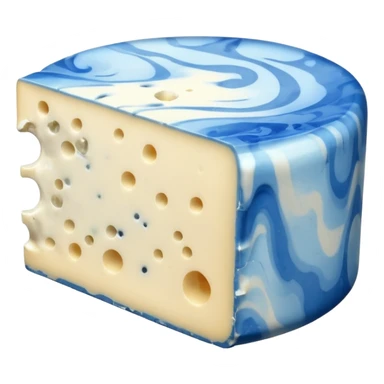 blue french cheese sticker