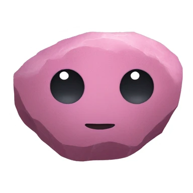 pink dusty rock sticker