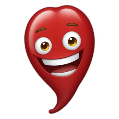 happy red liver sticker