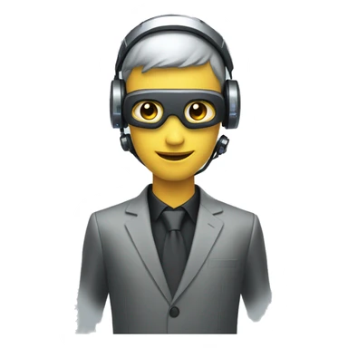 Robotic Ai agent sticker