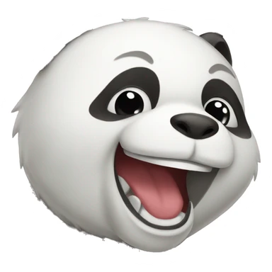 happy panda sticker