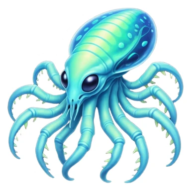 weird alien creature, animal-like sticker