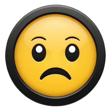 warning sign inside a circle sticker