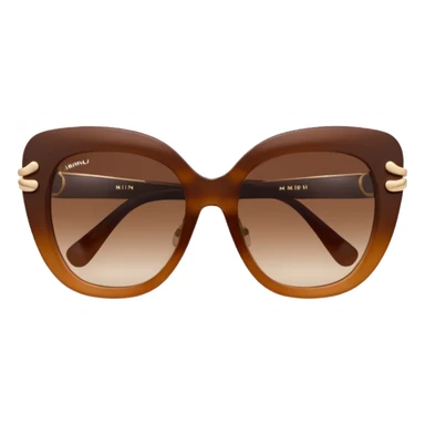 Brown Miumiu Sunglasses sticker