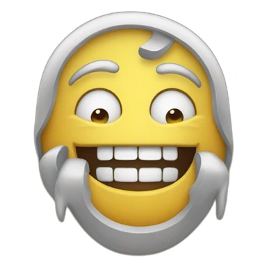 Fake smile sticker