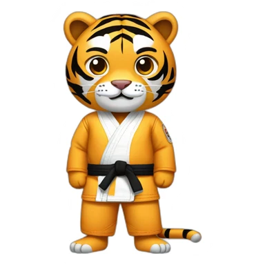 Jiu-jitsu Tiger sticker