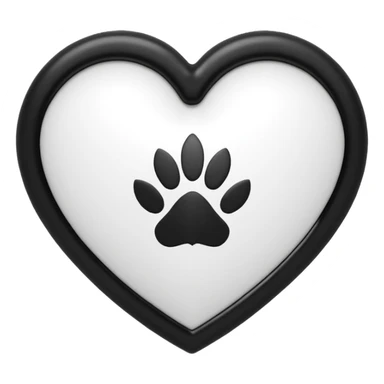 Adidas white stripes black heart sticker