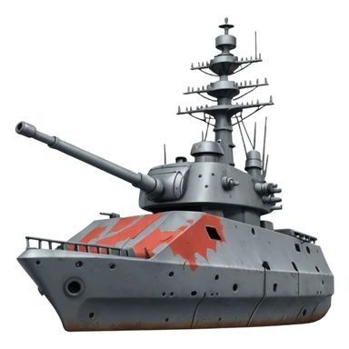 One inch destroyer sticker