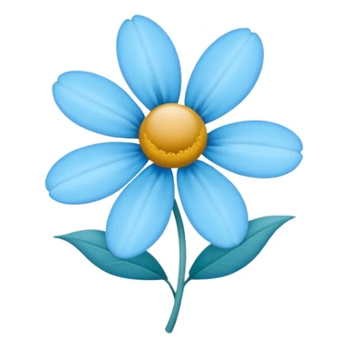 Flores azules sticker
