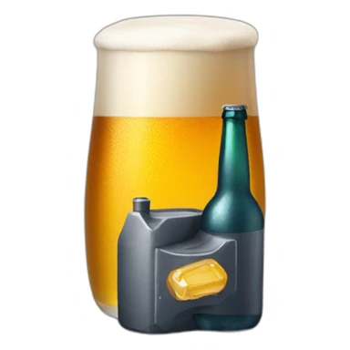 Chat qui boit une bière sticker