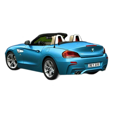 maldives blue bmw z4 sticker