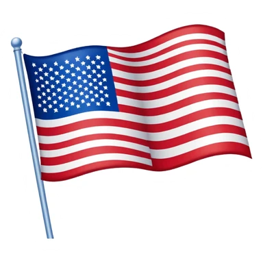 US flag sticker