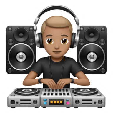 Cdj music dj  sticker