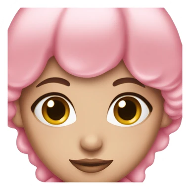 Demure girly pink sticker