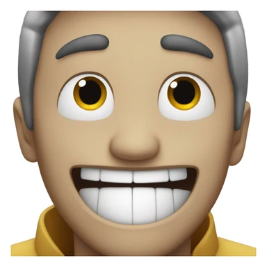 Hiding all his pain by smiling sticker