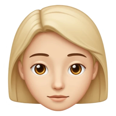 Chat visage humain  sticker