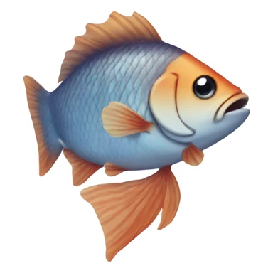 Fish wearing shirt sticker