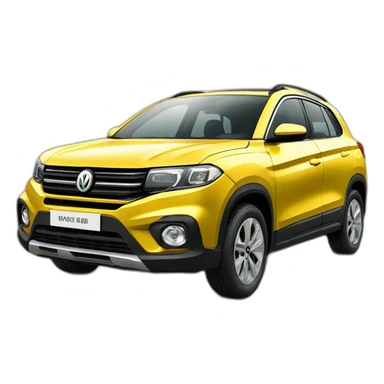 Wolkswagen tcross 250, travel, rio de jano sticker