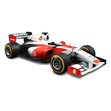 Formula 1 car sticker