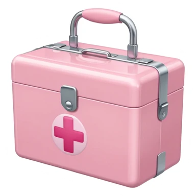 Pastel Pink medical box sticker