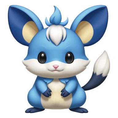 Dedenne-Meowstic-Emolga-Minccino-fusion sticker