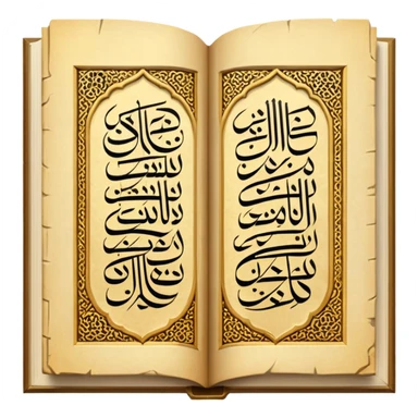 Create an emoji that reflects quran sticker