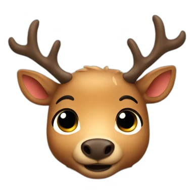 cute elk sticker