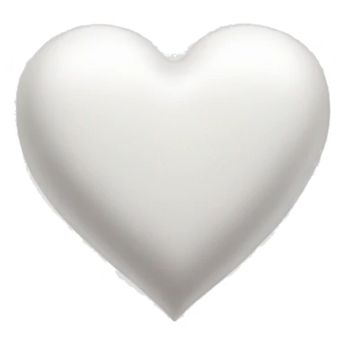 A nice white heart sticker