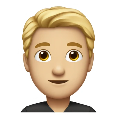 ein junge komplett schwarze haut und komplett weißen augen mit ein anzug sticker