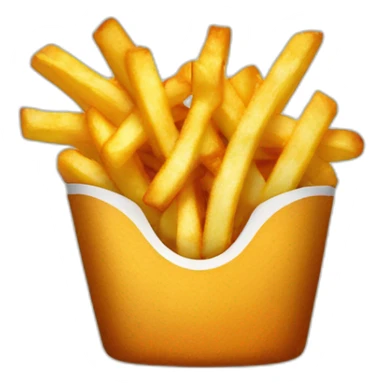 hot fix fries sticker