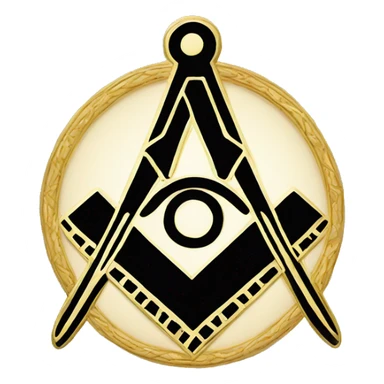 masonic symbols sticker