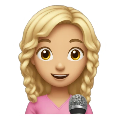 girls at karaoke sticker