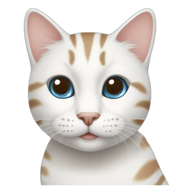 white-cat-with-brown-stripes-full-body-blue-eyes sticker