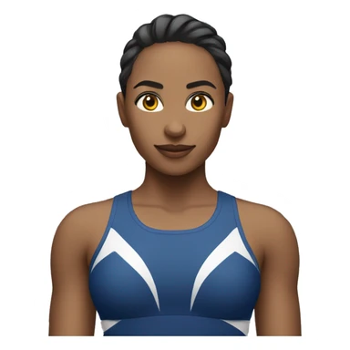 Femme fesant de la gymnastique  sticker