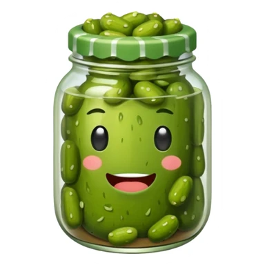 Sleepy pickle sticker