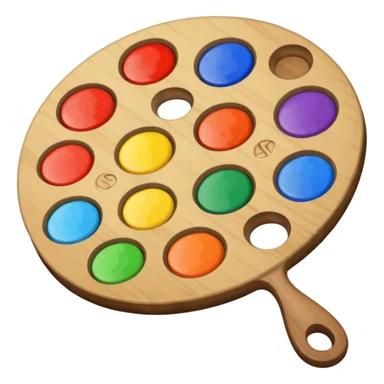 artist's palette sticker