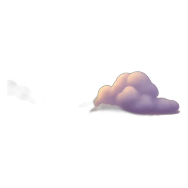 sunset with white clouds sticker