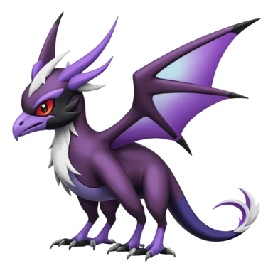 Noibat-Noivern-Silvally-Fakémon-hybrid-creature (full body)  sticker