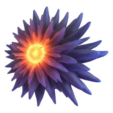 detailed supernova with expanding shock waves sticker